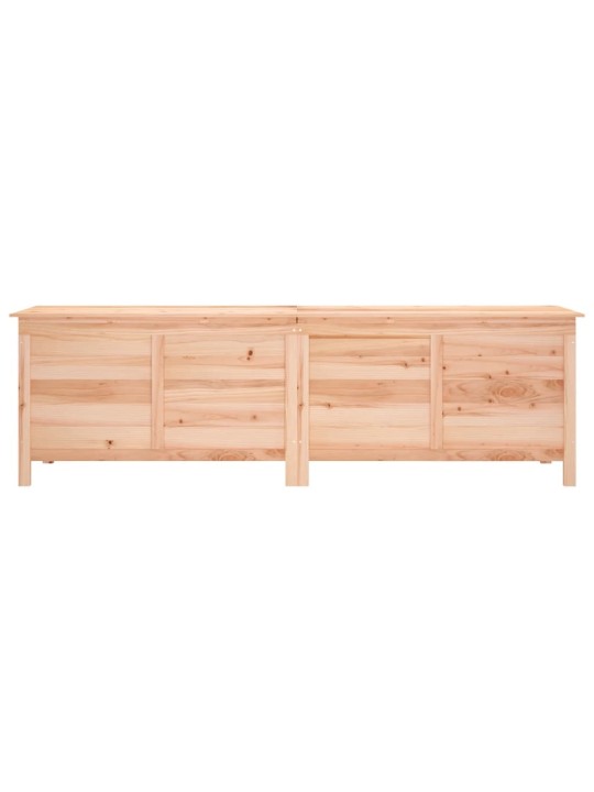 Zahradní úložný box 198,5 x 50 x 56,5 cm masivní jedlové dřevo