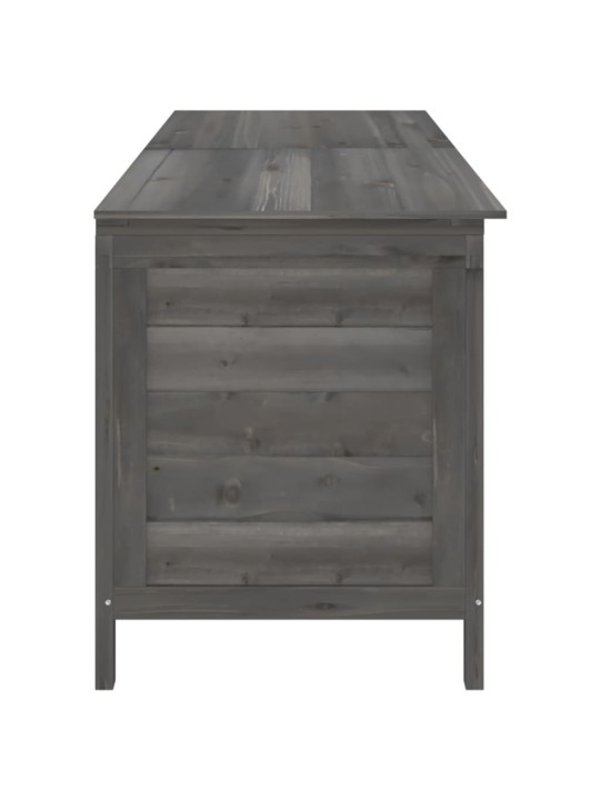 Zahradní úložný box antracitový 198,5x50x56,5 cm masivní jedle