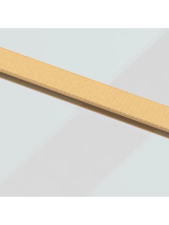 Posuvné dveře zlaté 102,5 x 205 cm čiré ESG sklo a hliník