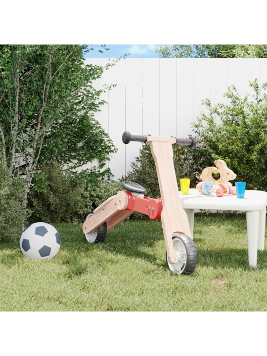 Dětská koloběžka 2 v 1 červená