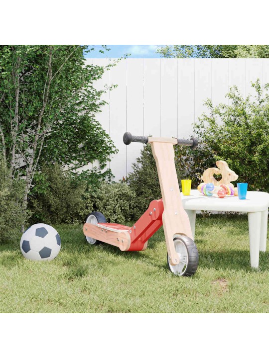 Dětská koloběžka 2 v 1 červená