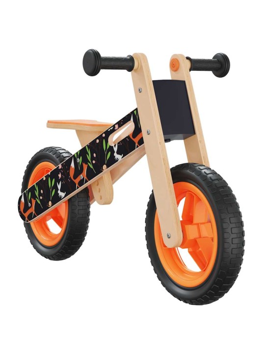 Odrážedlo pro děti oranžové s potiskem