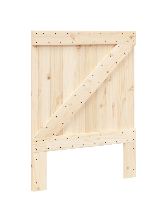 Čelo postele 80 x 104 cm masivní borové dřevo