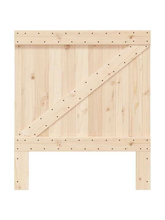 Čelo postele 90 x 104 cm masivní borové dřevo
