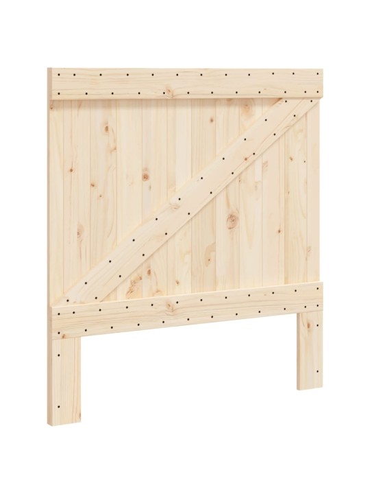 Čelo postele 100 x 104 cm masivní borové dřevo