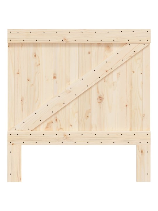 Čelo postele 100 x 104 cm masivní borové dřevo