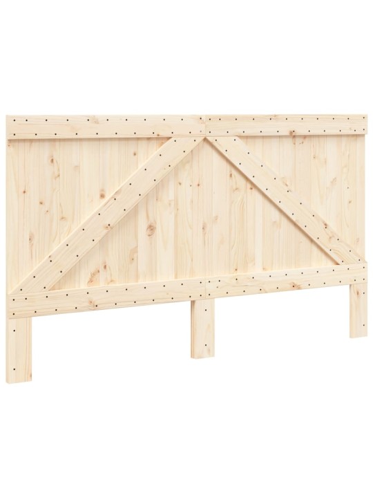 Čelo postele 180 x 104 cm masivní borové dřevo