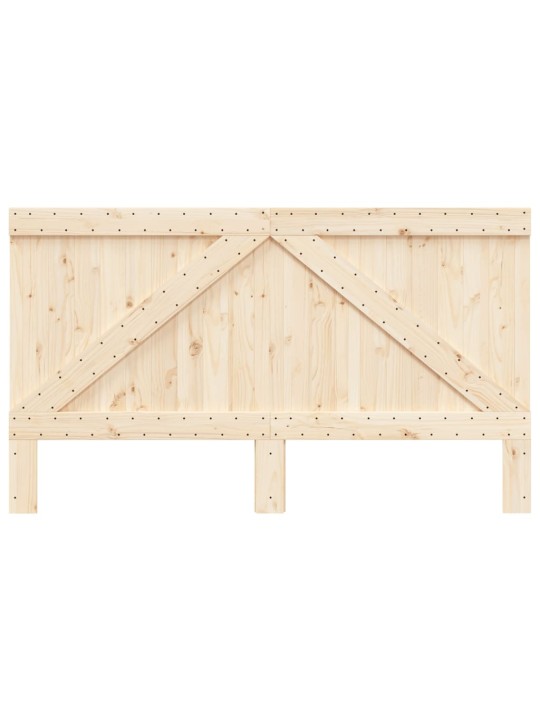 Čelo postele 180 x 104 cm masivní borové dřevo