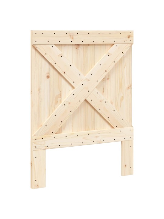 Čelo postele 80 x 104 cm masivní borové dřevo