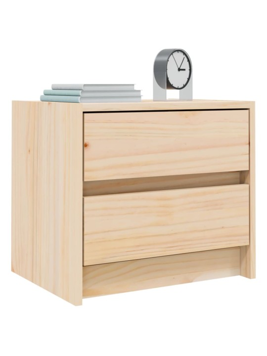 Noční stolky 2 ks 40 x 31 x 35,5 cm masivní borové dřevo