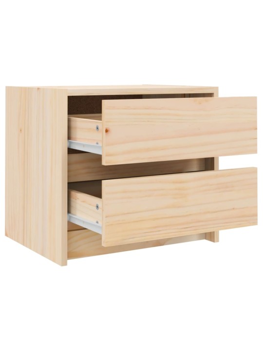 Noční stolky 2 ks 40 x 31 x 35,5 cm masivní borové dřevo