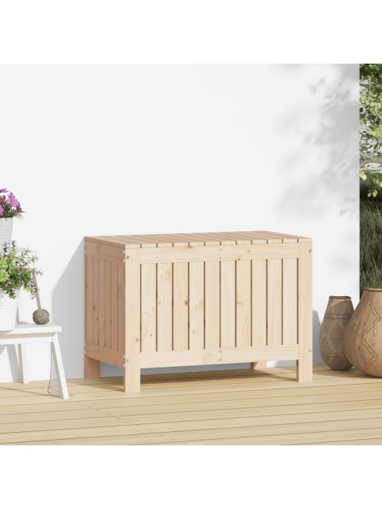 Zahradní úložný box 76 x 42,5 x 54 cm masivní borové dřevo