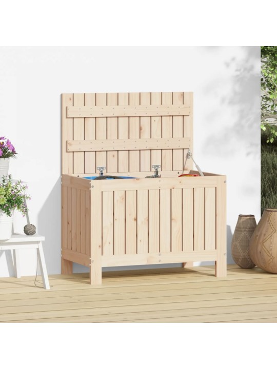 Zahradní úložný box 76 x 42,5 x 54 cm masivní borové dřevo