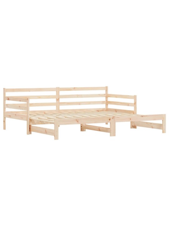 Válenda s přistýlkou 80 x 200 cm masivní borové dřevo