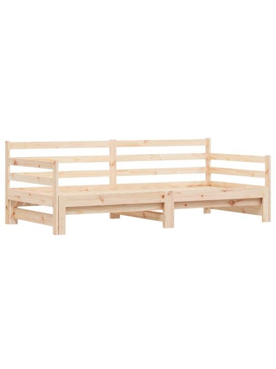 Válenda s přistýlkou 80 x 200 cm masivní borové dřevo