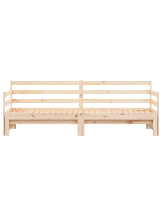 Válenda s přistýlkou 80 x 200 cm masivní borové dřevo