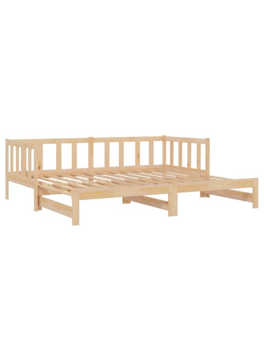 Válenda s přistýlkou 90 x 200 cm masivní borové dřevo