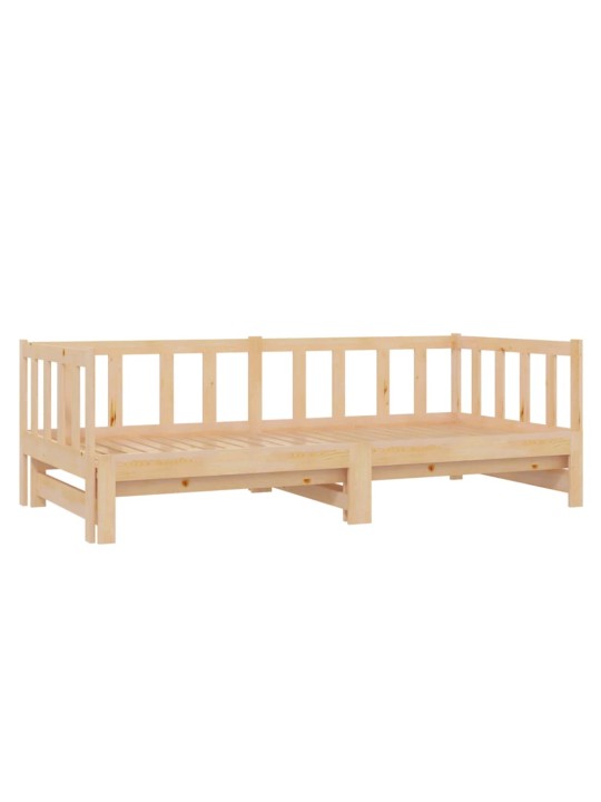 Válenda s přistýlkou 90 x 200 cm masivní borové dřevo