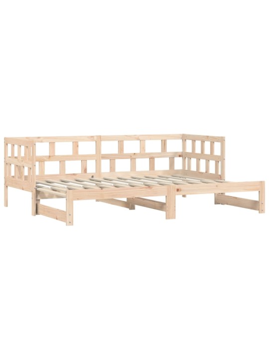 Válenda s přistýlkou 80 x 200 cm masivní borové dřevo