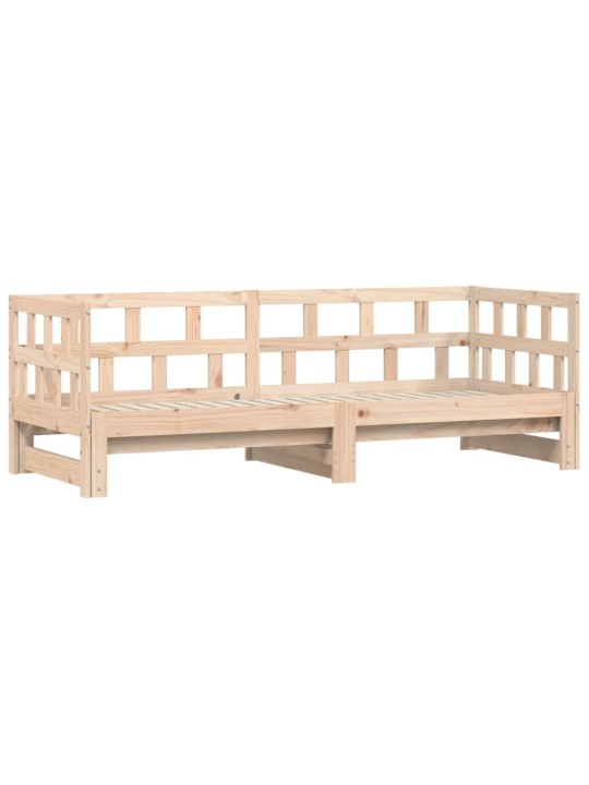 Válenda s přistýlkou 80 x 200 cm masivní borové dřevo