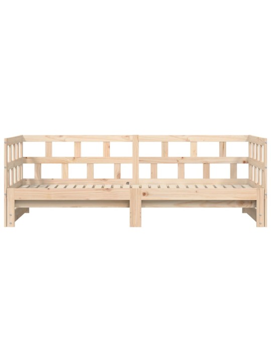 Válenda s přistýlkou 80 x 200 cm masivní borové dřevo