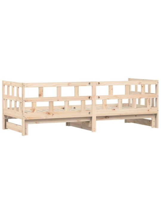 Válenda s přistýlkou 80 x 200 cm masivní borové dřevo
