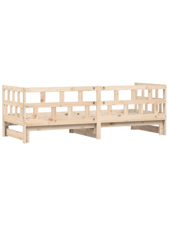 Válenda s přistýlkou 90 x 190 cm masivní borové dřevo