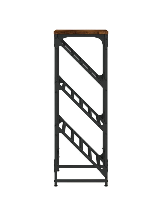 Botník kouřový dub 60 x 30 x 85 cm kompozitní dřevo