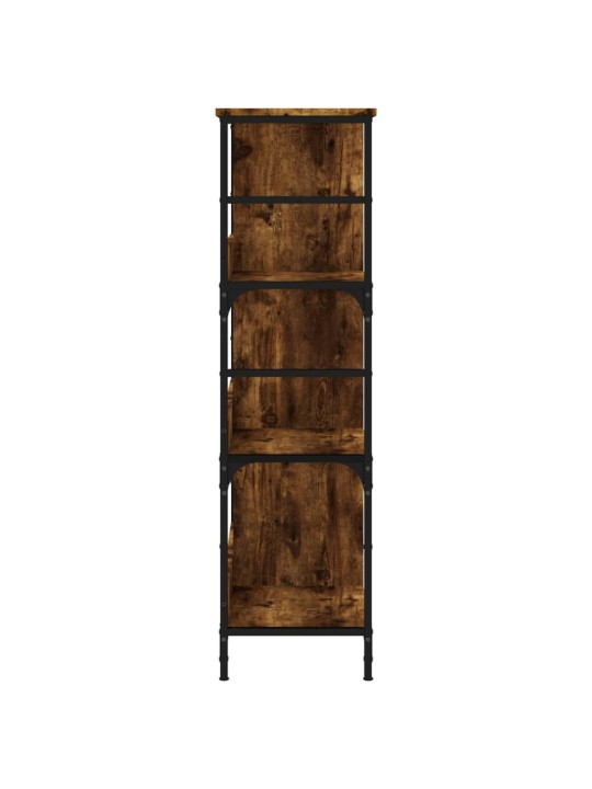 Knihovna kouřový dub 78,5 x 33 x 117,5 cm kompozitní dřevo