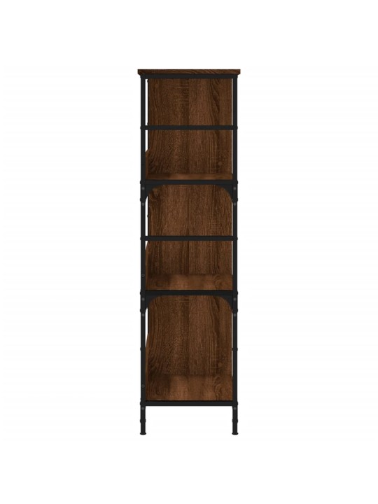 Knihovna hnědý dub 78,5 x 33 x 117,5 cm kompozitní dřevo