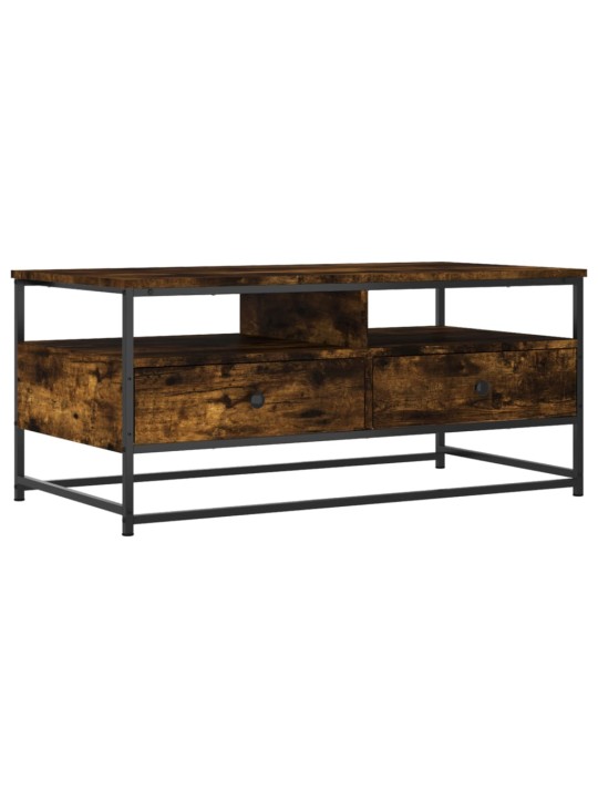Konferenční stolek kouřový dub 100x51x45 cm kompozitní dřevo