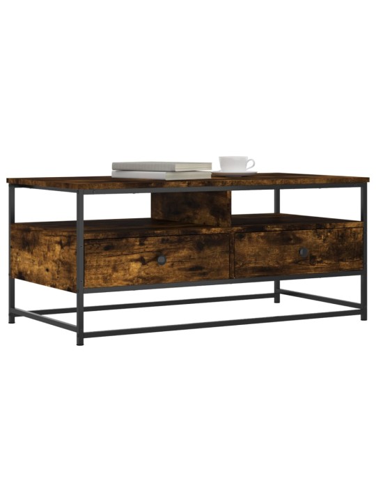 Konferenční stolek kouřový dub 100x51x45 cm kompozitní dřevo