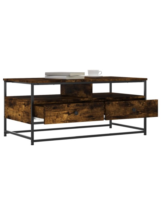 Konferenční stolek kouřový dub 100x51x45 cm kompozitní dřevo