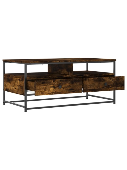 Konferenční stolek kouřový dub 100x51x45 cm kompozitní dřevo