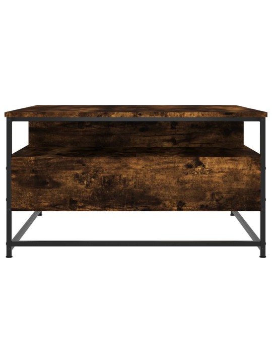 Konferenční stolek kouřový dub 80 x 80 x 45 cm kompozitní dřevo