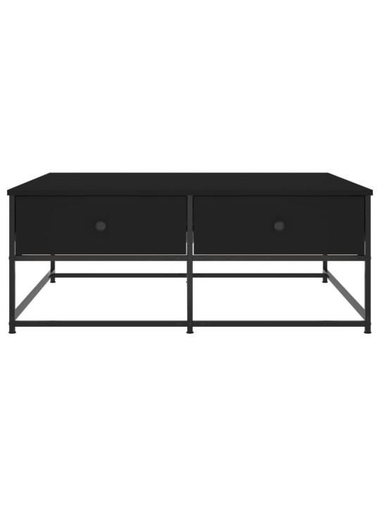 Konferenční stolek černý 100 x 99 x 40 cm kompozitní dřevo