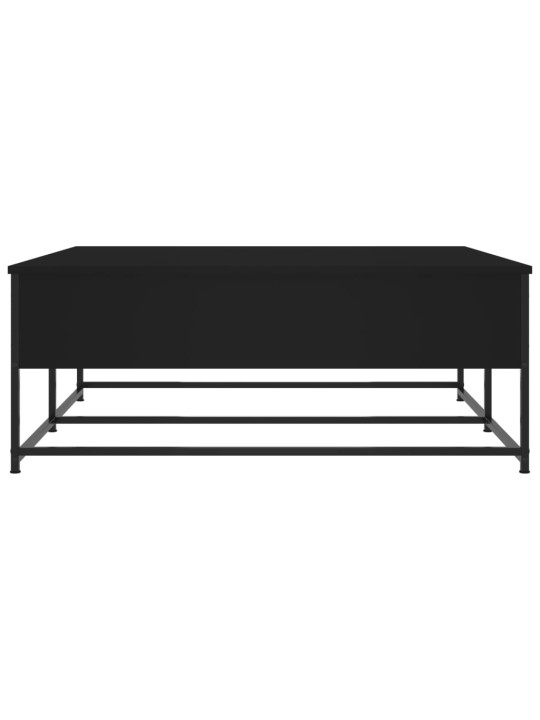Konferenční stolek černý 100 x 99 x 40 cm kompozitní dřevo