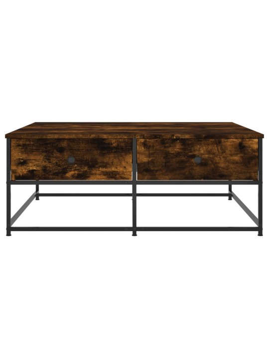 Konferenční stolek kouřový dub 100x99x40 cm kompozitní dřevo