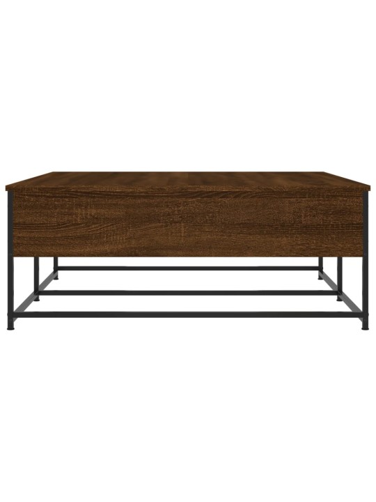 Konferenční stolek hnědý dub 100 x 99 x 40 cm kompozitní dřevo