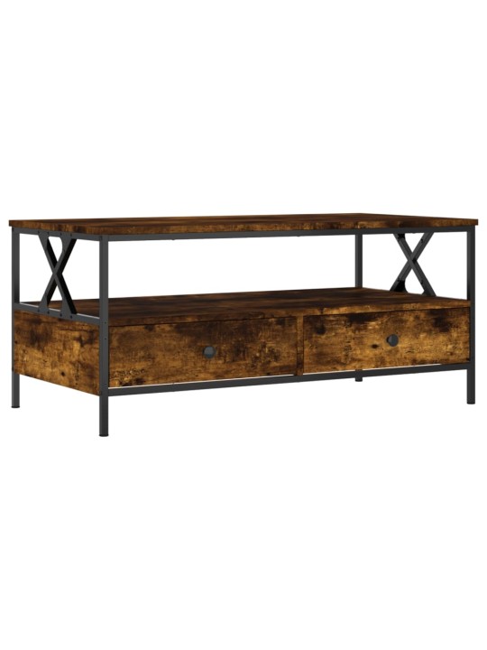 Konferenční stolek kouřový dub 100x51x45 cm kompozitní dřevo