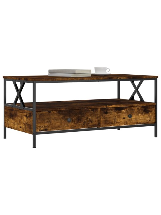 Konferenční stolek kouřový dub 100x51x45 cm kompozitní dřevo
