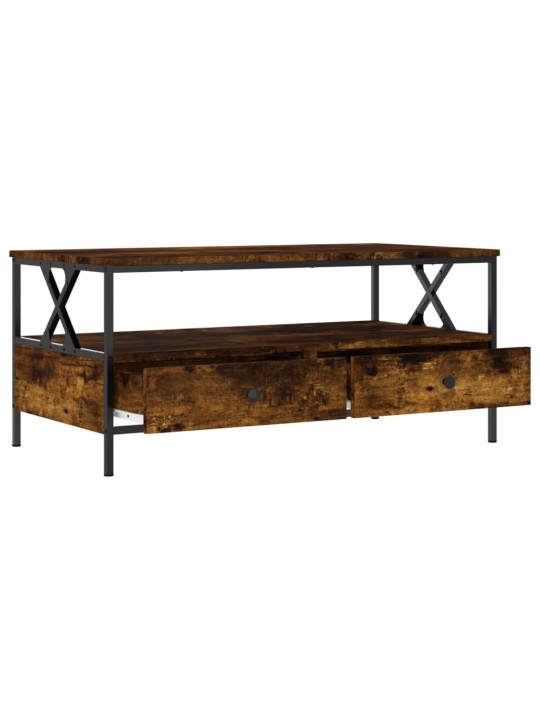 Konferenční stolek kouřový dub 100x51x45 cm kompozitní dřevo