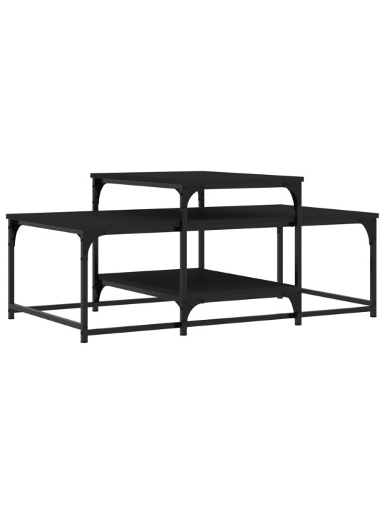 Konferenční stolek černý 102 x 60 x 45 cm kompozitní dřevo