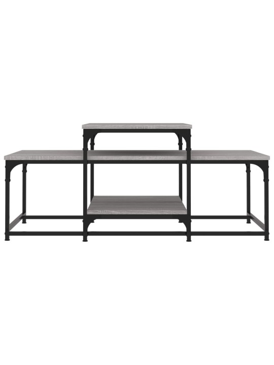 Konferenční stolek šedý sonoma 102x60x45 cm kompozitní dřevo