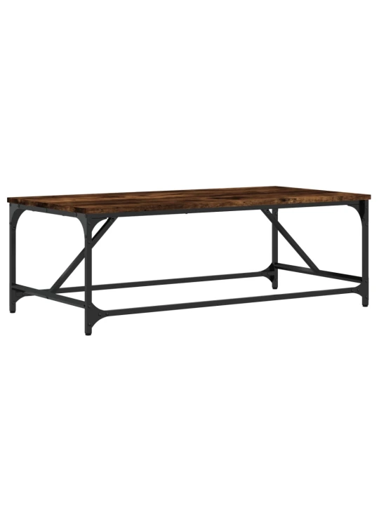Konferenční stolek kouřový dub 100x50x35 cm kompozitní dřevo