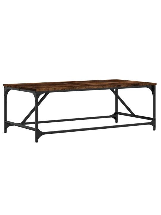 Konferenční stolek kouřový dub 100x50x35 cm kompozitní dřevo
