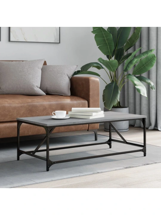 Konferenční stolek šedý sonoma 100x50x35 cm kompozitní dřevo