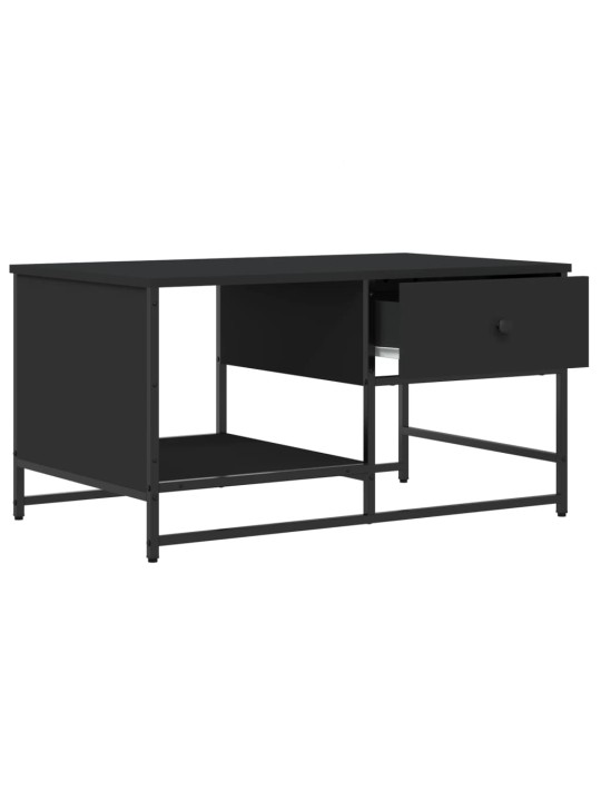 Konferenční stolek černý 85,5 x 51 x 45 cm kompozitní dřevo