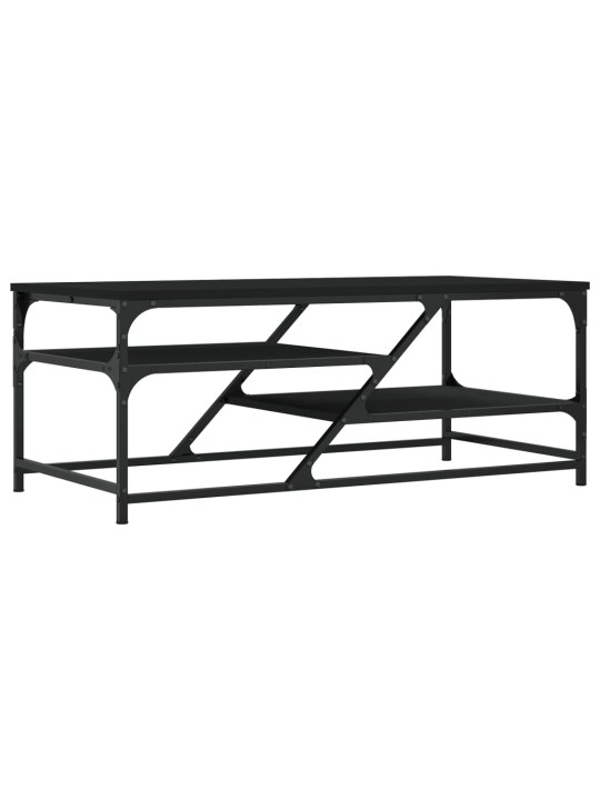 Konferenční stolek černý 100 x 49 x 40 cm kompozitní dřevo