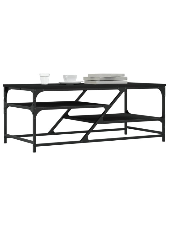 Konferenční stolek černý 100 x 49 x 40 cm kompozitní dřevo
